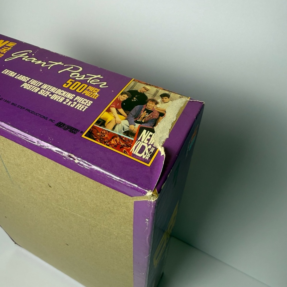 MB Jigsaw Puzzle 1989 Giant 500pc Vintage Puzzle 80s Pop Icon Factory Sealed - Picture 5 of 8